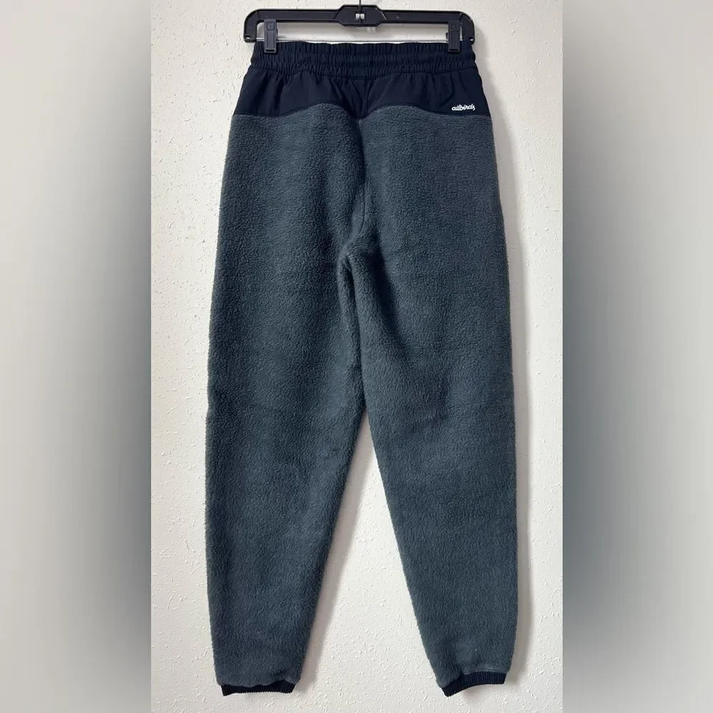 NWT Allbirds Men's (M) Fluff Fleece Pant Joggers in Natural Black Size XS